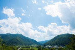 夏の信州　中山道