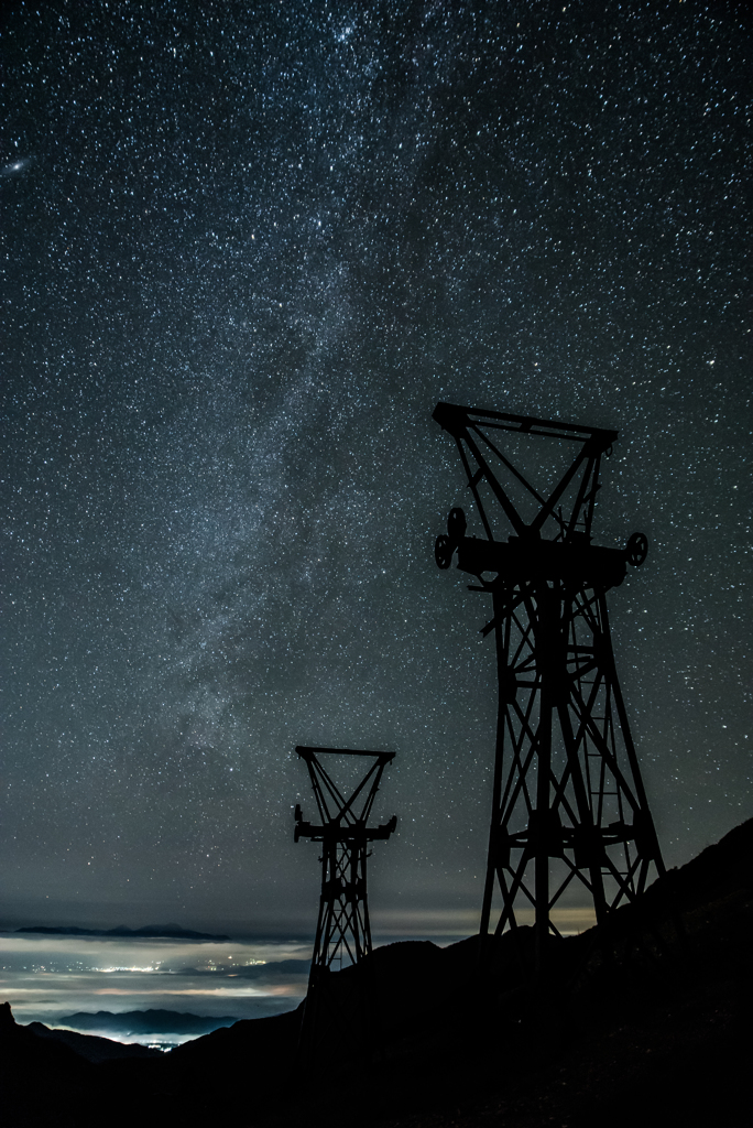 晩秋の毛無峠の星たち By まんぐ Id 写真共有サイト Photohito