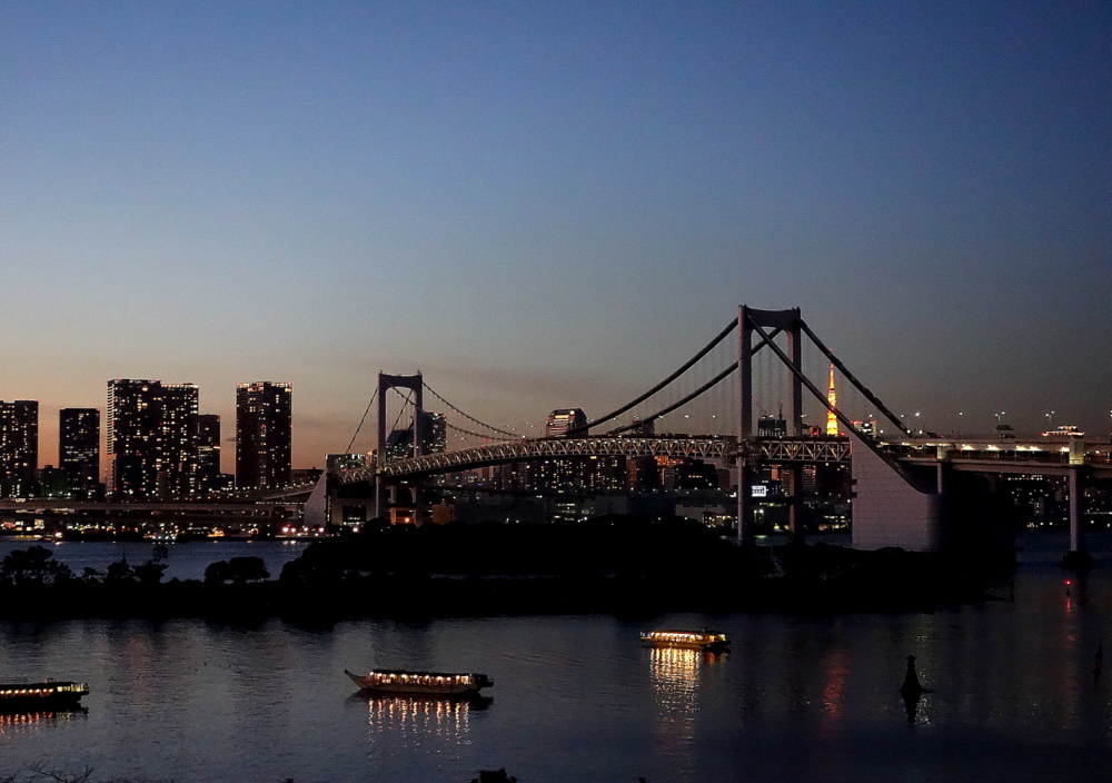 お台場夕景