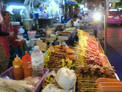 串焼きの屋台