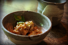 お蕎麦の付け味噌