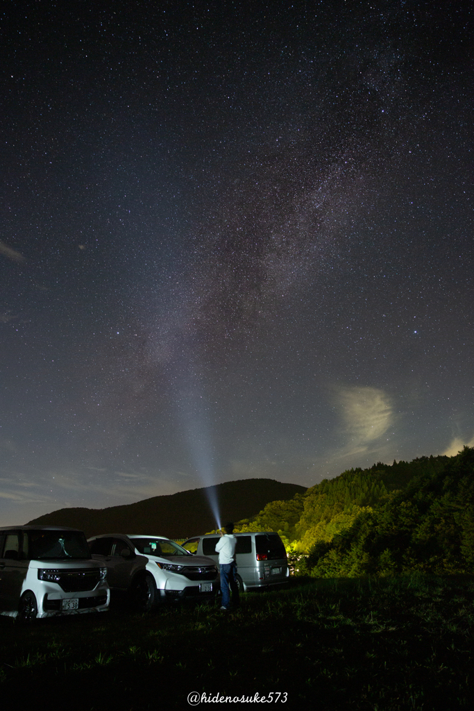 HONDAと星空