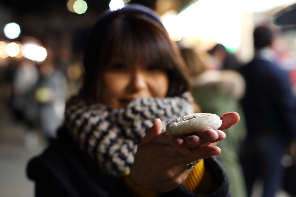 お餅どうぞ。