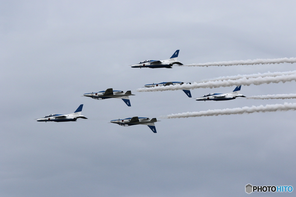 芦屋基地航空祭予行 ブルーインパルス＾＾5