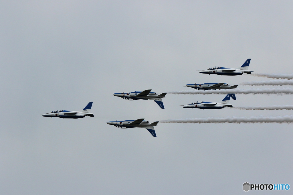 芦屋基地航空祭予行 ブルーインパルス＾＾4