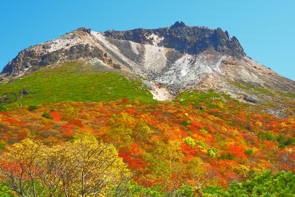 那須岳の紅葉　PA040412