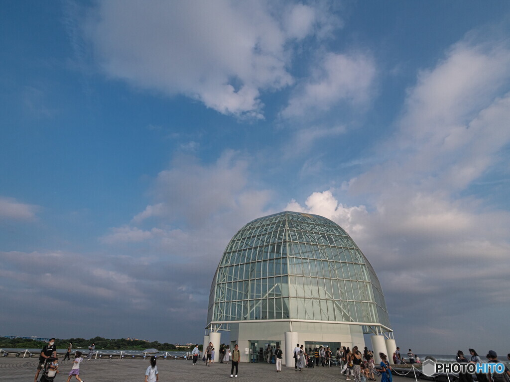 ガラスドーム～夕景