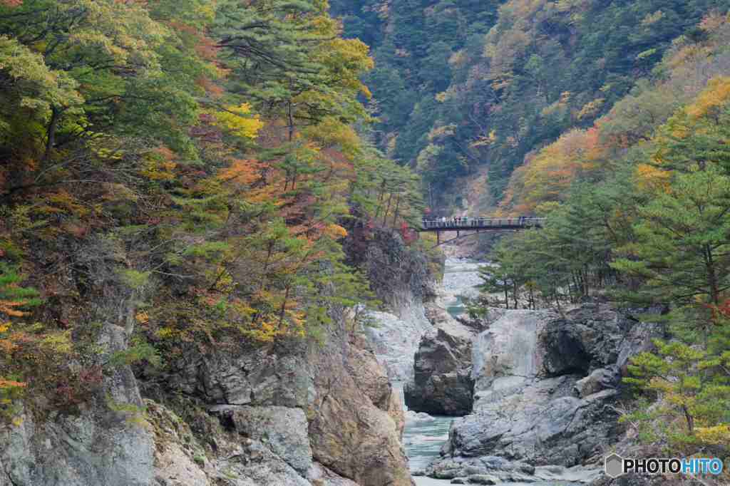 龍王峡の紅葉