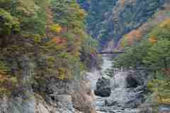 龍王峡の紅葉