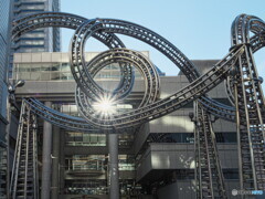 ヨーヨー広場のオブジェ