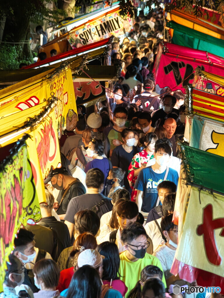 三年ぶりの秋祭りは超過密