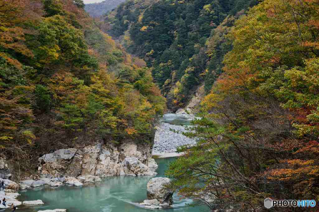 龍王峡の紅葉その２