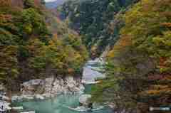 龍王峡の紅葉その２