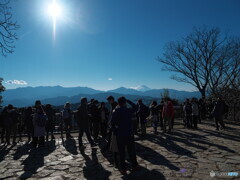 一目、富士山を
