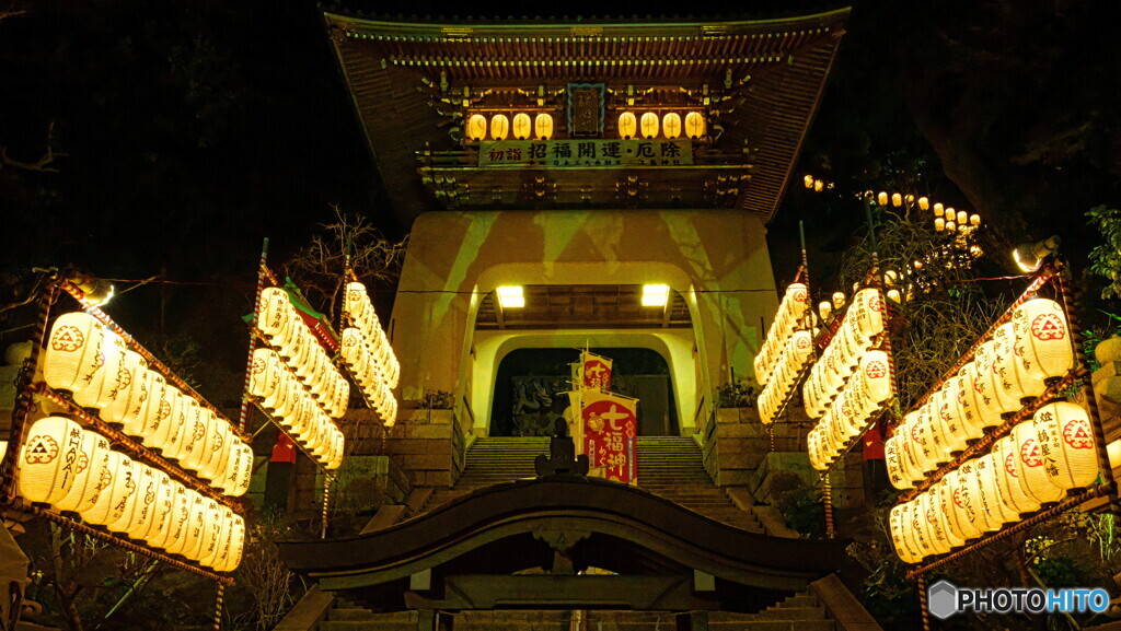 提灯ライトアップ