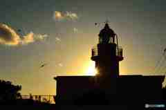 夕刻の城ケ島灯台