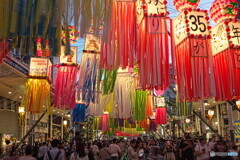 ライトアップされた七夕飾り＃３