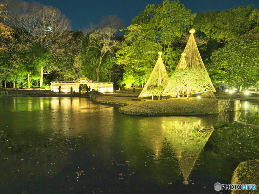 小石川後楽園のライトアップ＃１