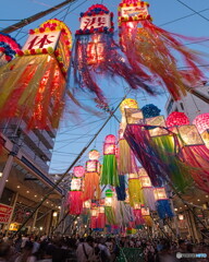 ライトアップされた七夕飾り＃２