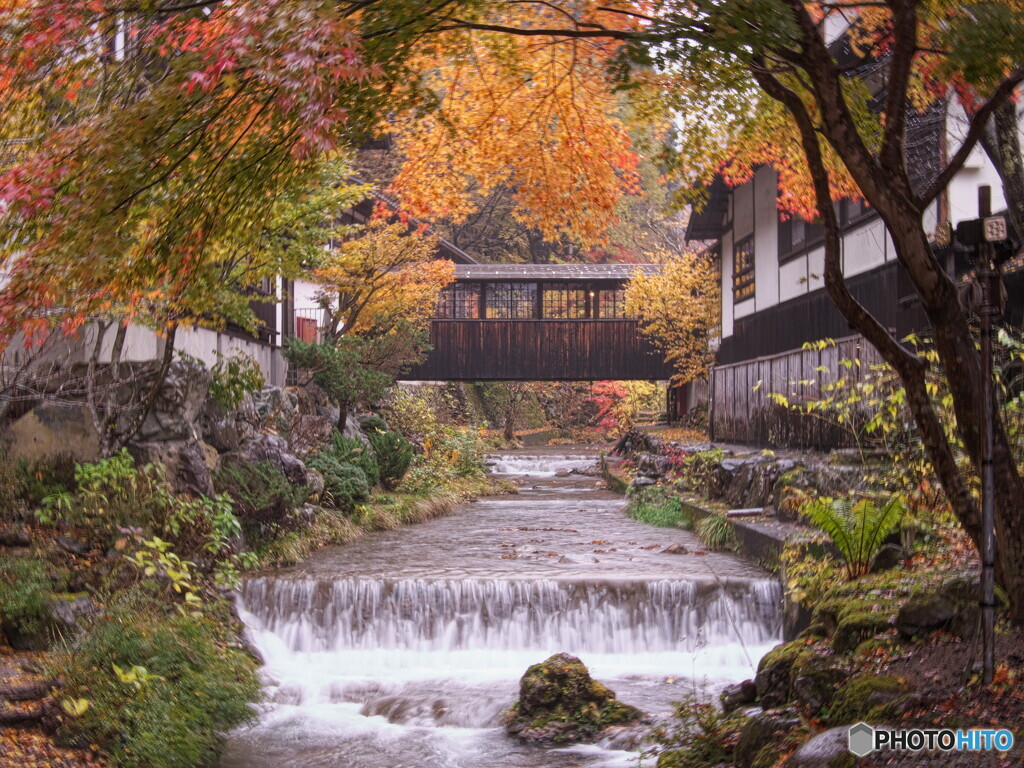 秘湯の紅葉＃２