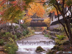 秘湯の紅葉＃２