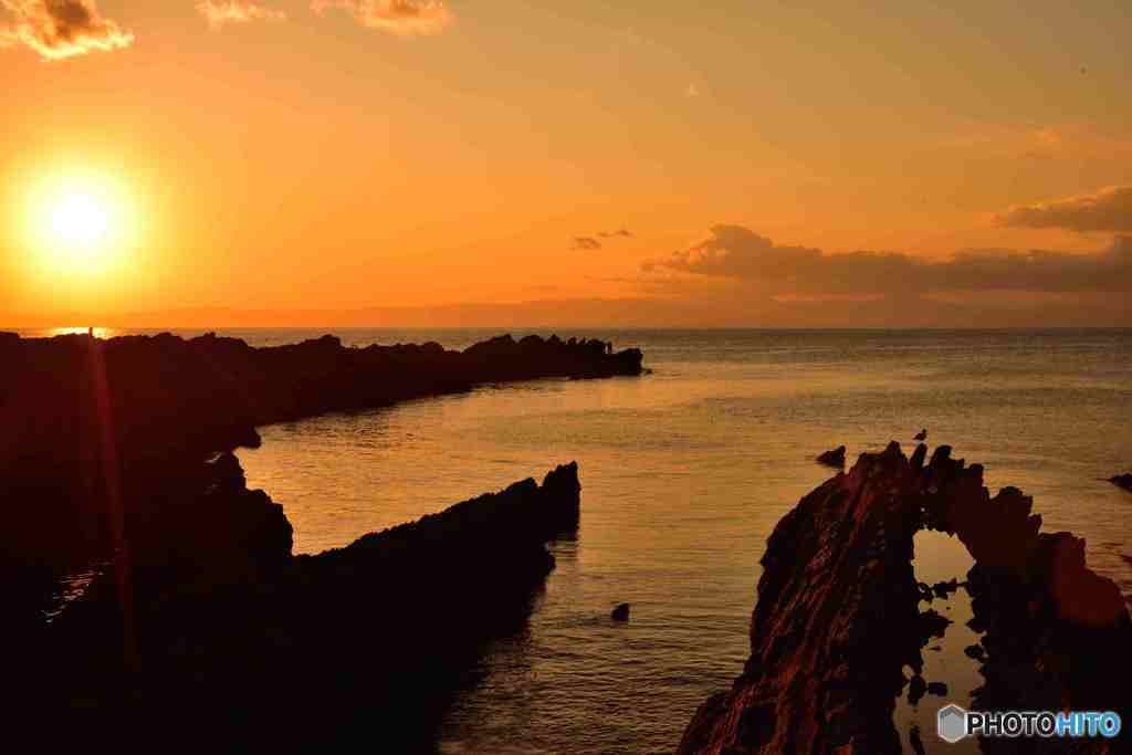 早春の海に沈む～２