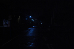 雨の路地
