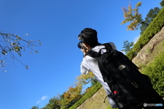 友と共に青い空