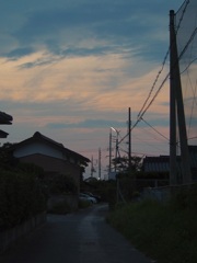 夕方