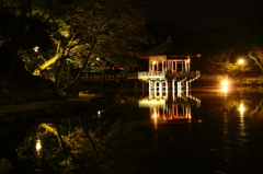 夜の浮見堂
