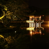 夜の浮見堂