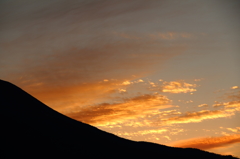 御嶽山夕焼け２
