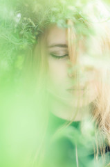 green portrait