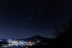 FUJIYAMAツインテラスからの星空