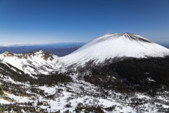 浅間山と外輪山