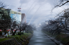 一斉放水