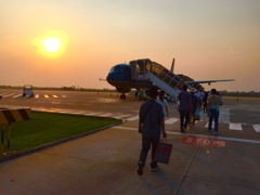 シェムリアップの夕日