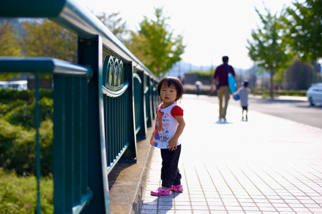 公園からの帰り道