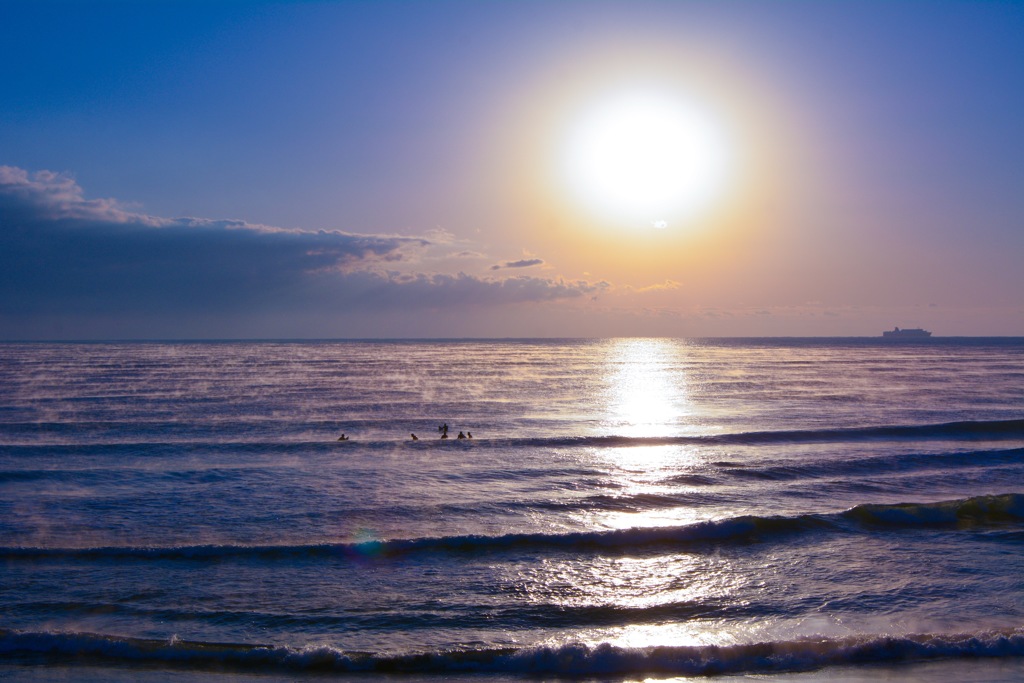 ぷかぷかと冬の海♨︎