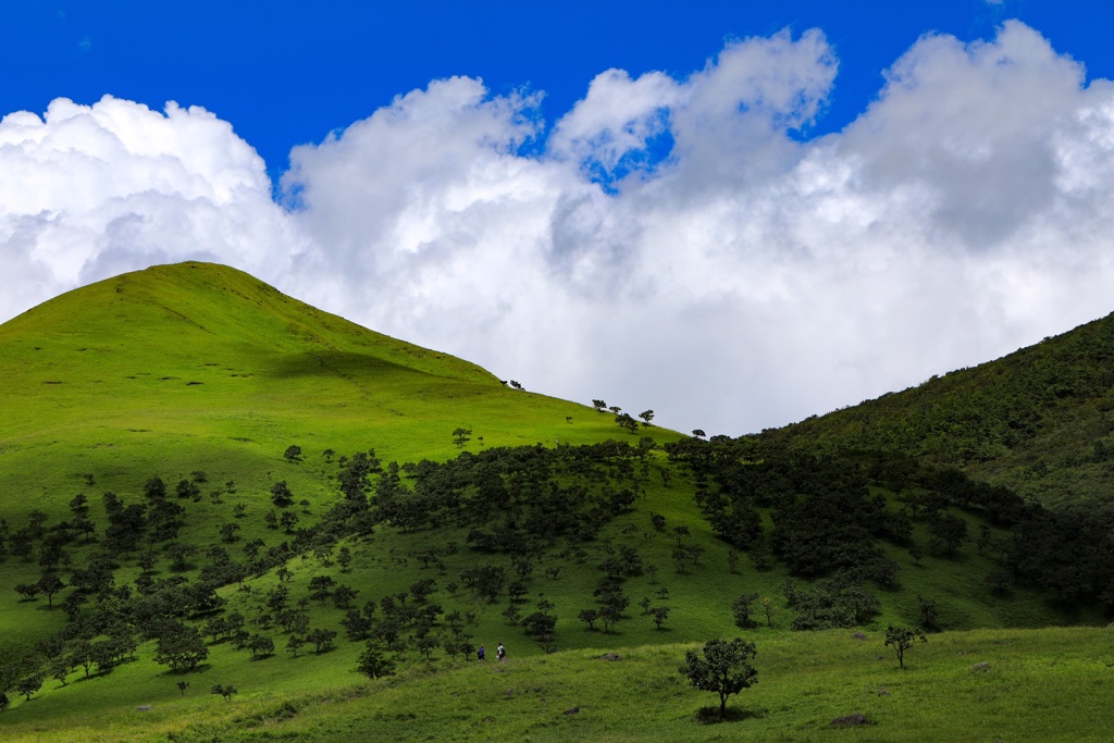 雲 山 登山者