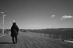 立ち止まった！