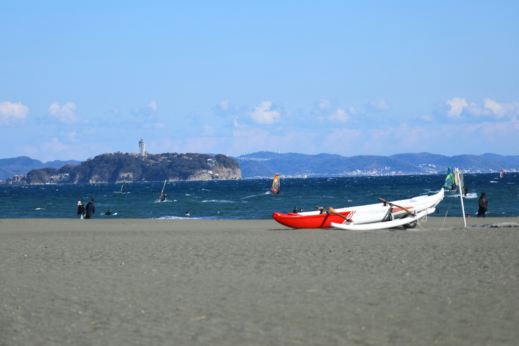 春の江ノ島