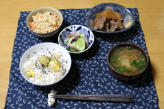 慌てて撮った栗ご飯！