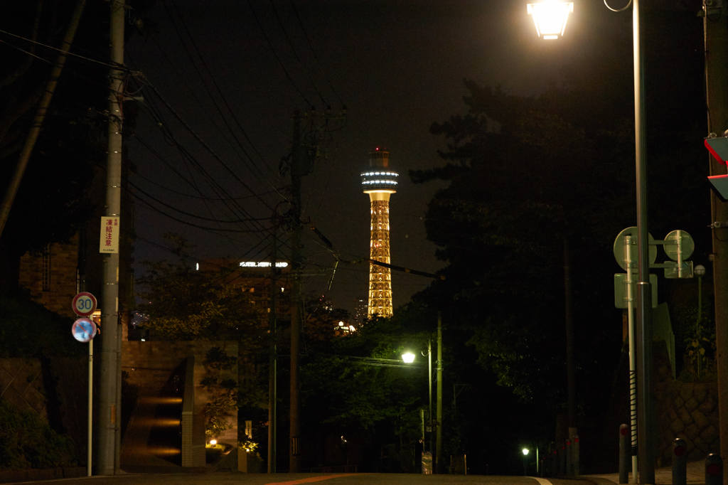 横浜の夜