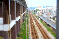 まっすぐな線路
