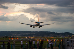 土曜の夕暮れ。