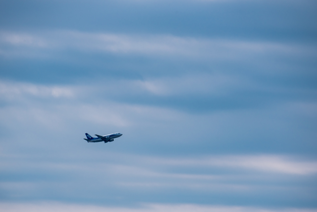 曇り空。