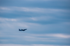 曇り空。