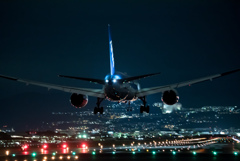 B787の到着