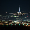 大阪空港の夜に
